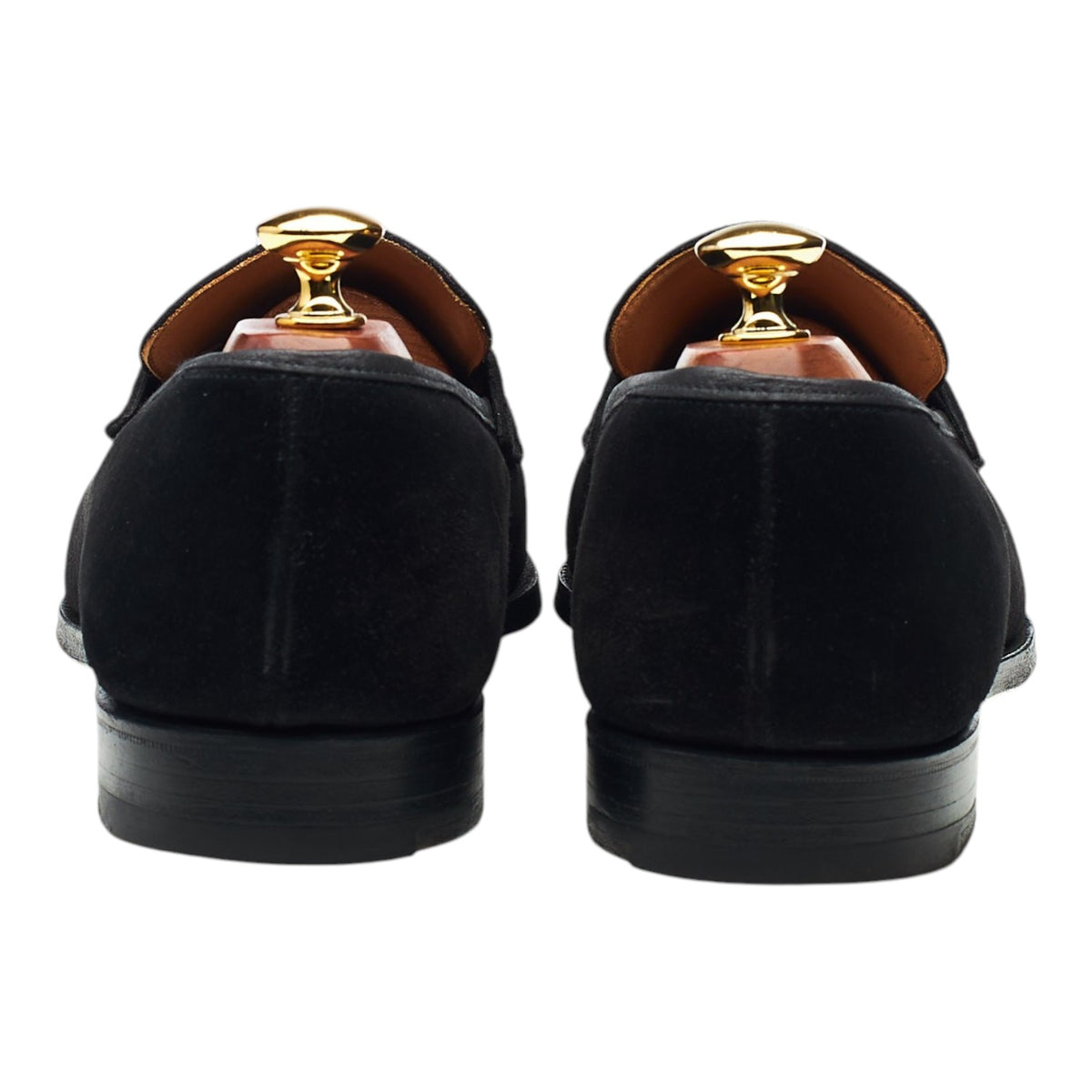 'Merton' Black Suede Loafers UK 9.5 E