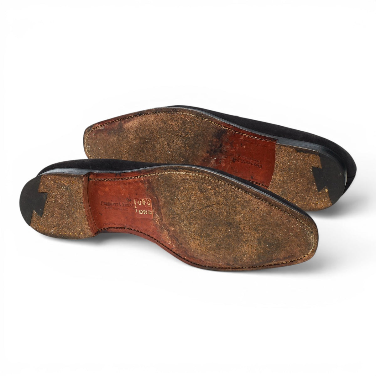 'Merton' Black Suede Loafers UK 9.5 E