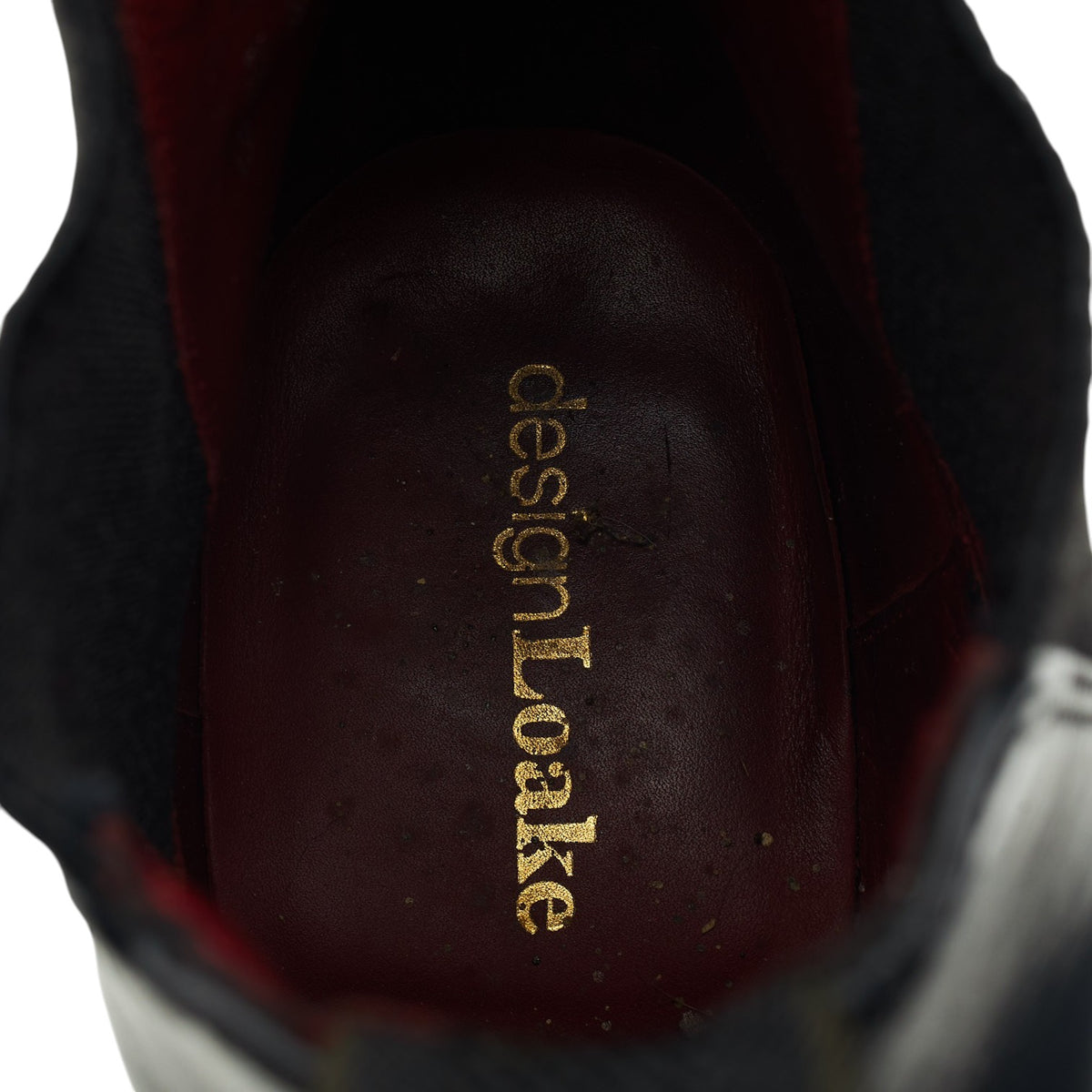 Design 'Hoskins' Black Leather Chelsea Boots UK 8 F