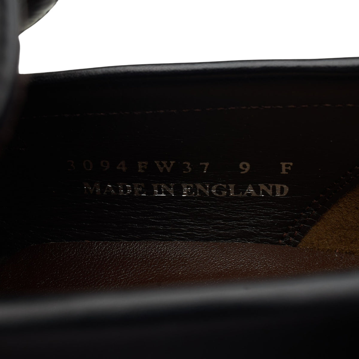 'Warner' Black Leather Loafers UK 9 F