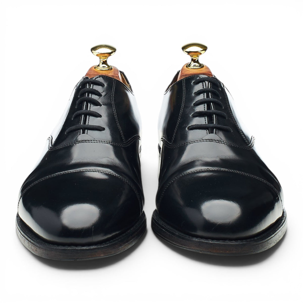 'Arnold' Black Leather Oxford UK 7.5 G