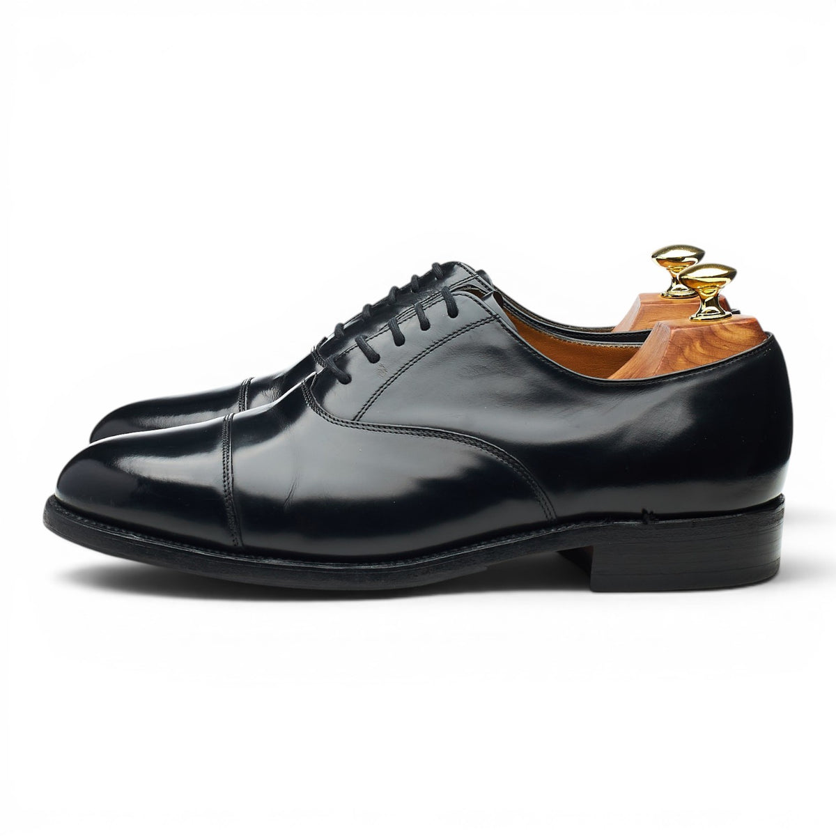 'Arnold' Black Leather Oxford UK 7.5 G