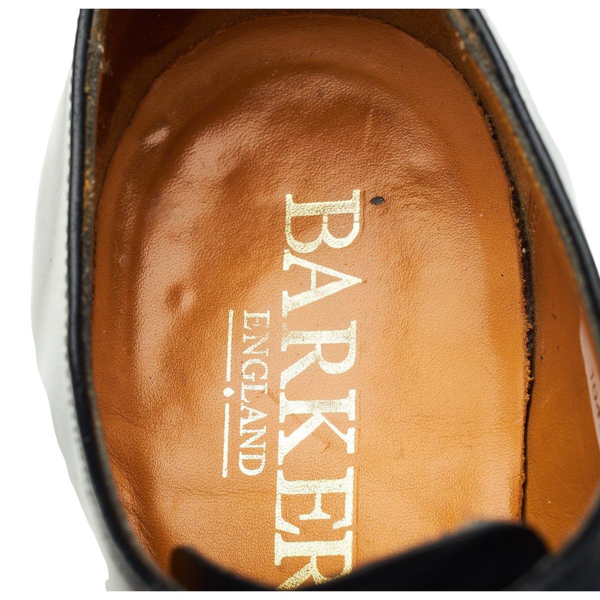 'Arnold' Black Leather Oxford UK 7.5 G
