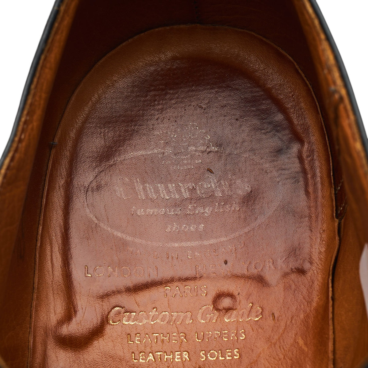 'Balmoral' Black Leather Oxford UK 8.5 F