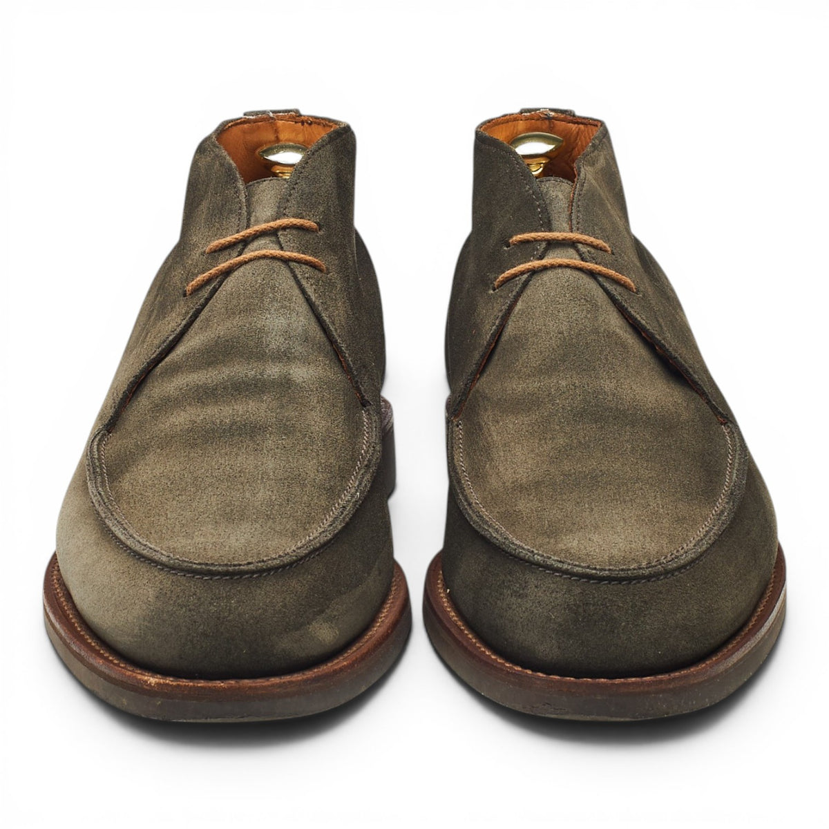 'Bibury' Earth Green Suede Chukka Boots UK 7.5 E