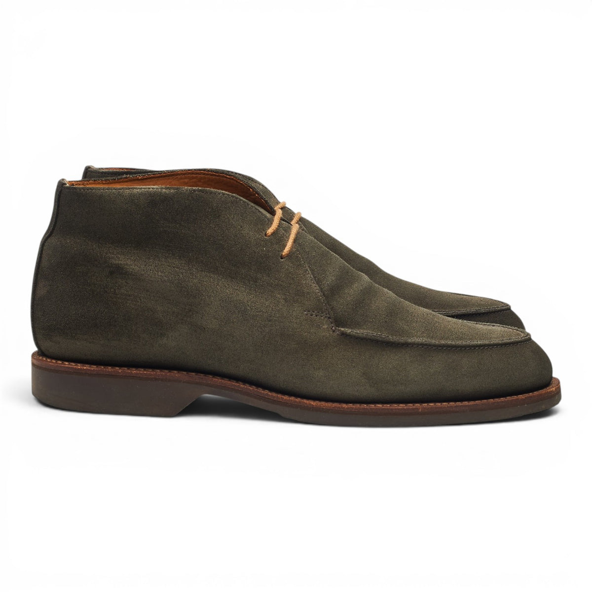 'Bibury' Earth Green Suede Chukka Boots UK 7.5 E
