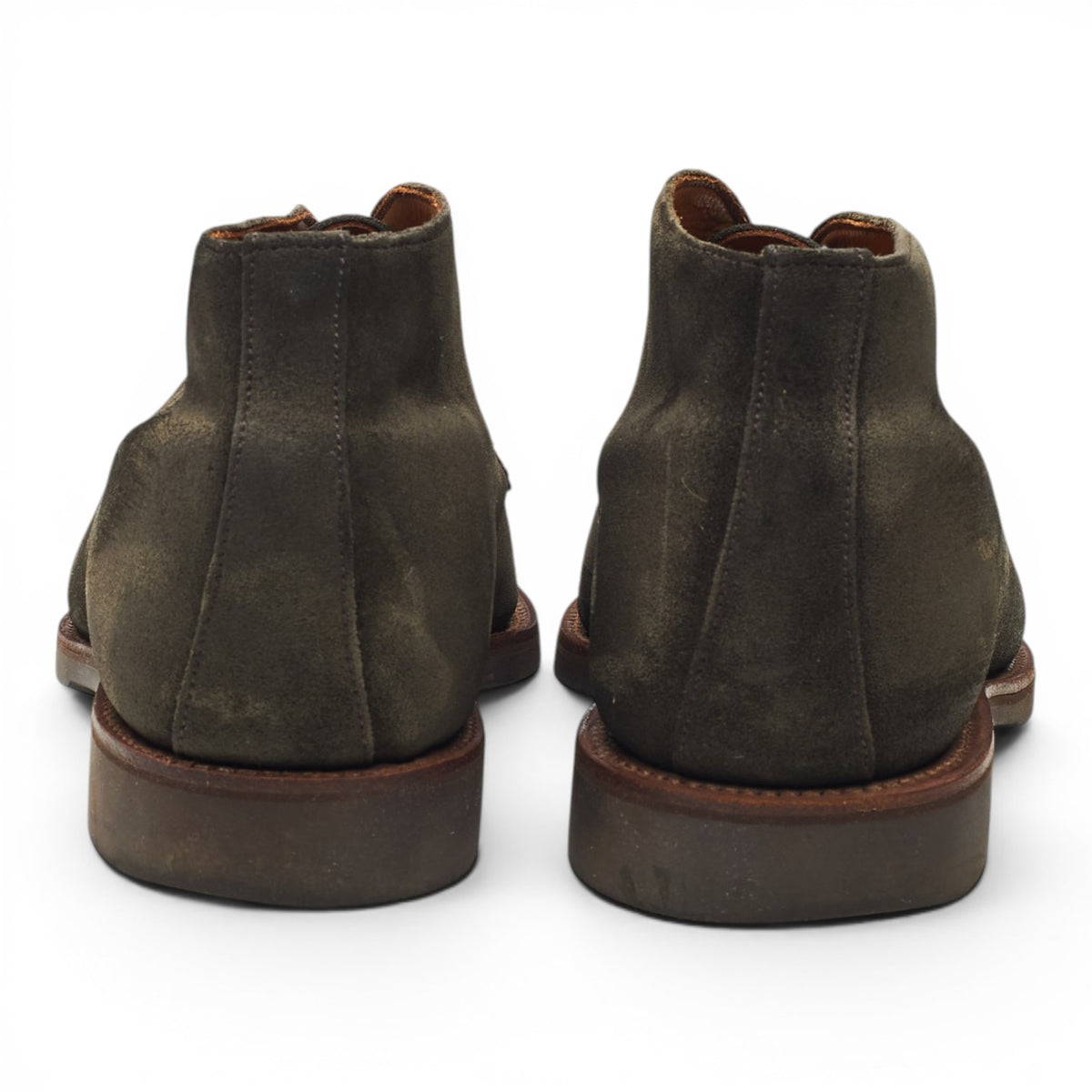 'Bibury' Earth Green Suede Chukka Boots UK 7.5 E