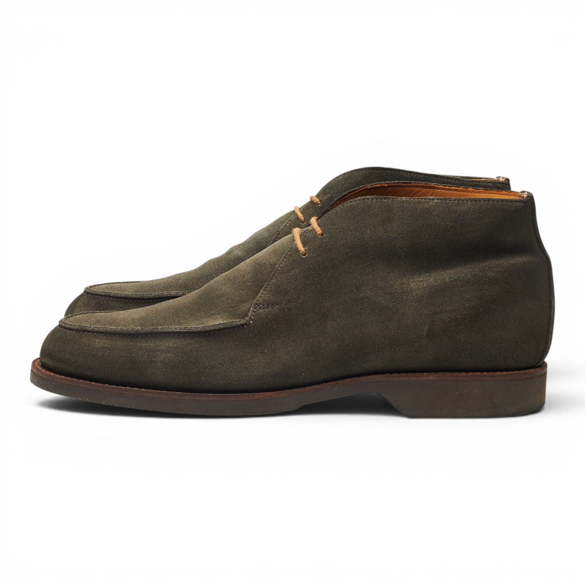 'Bibury' Earth Green Suede Chukka Boots UK 7.5 E