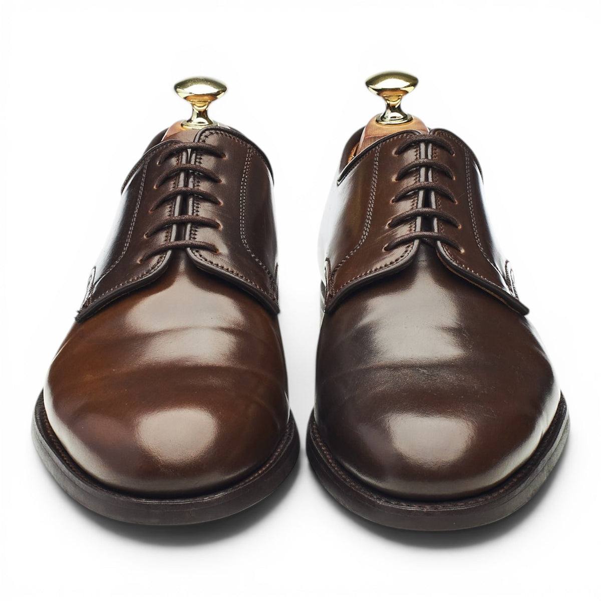 'Grasmere 3' Dark Brown Cordovan Leather Derby UK 7 E