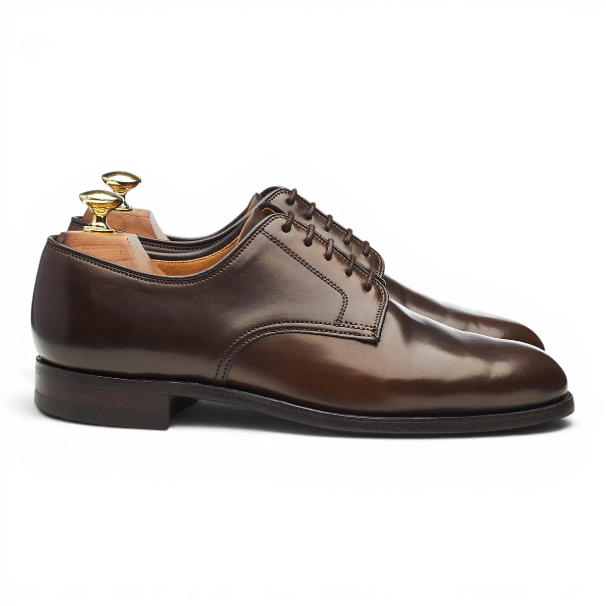 'Grasmere 3' Dark Brown Cordovan Leather Derby UK 7 E