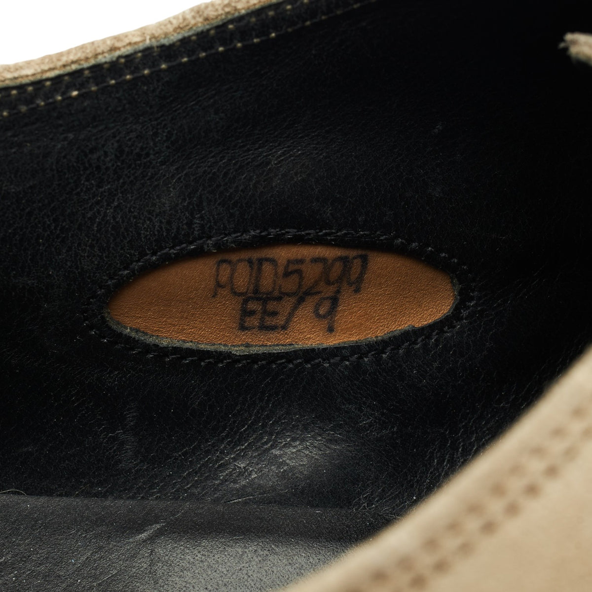 Gieves & Hawkes Stone Suede Oxford UK 9 EE