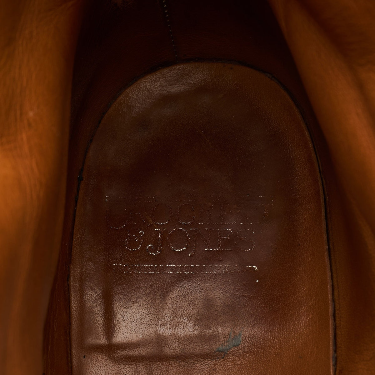 'Coniston' Tan Brown Grain Leather Boots UK 9.5 E