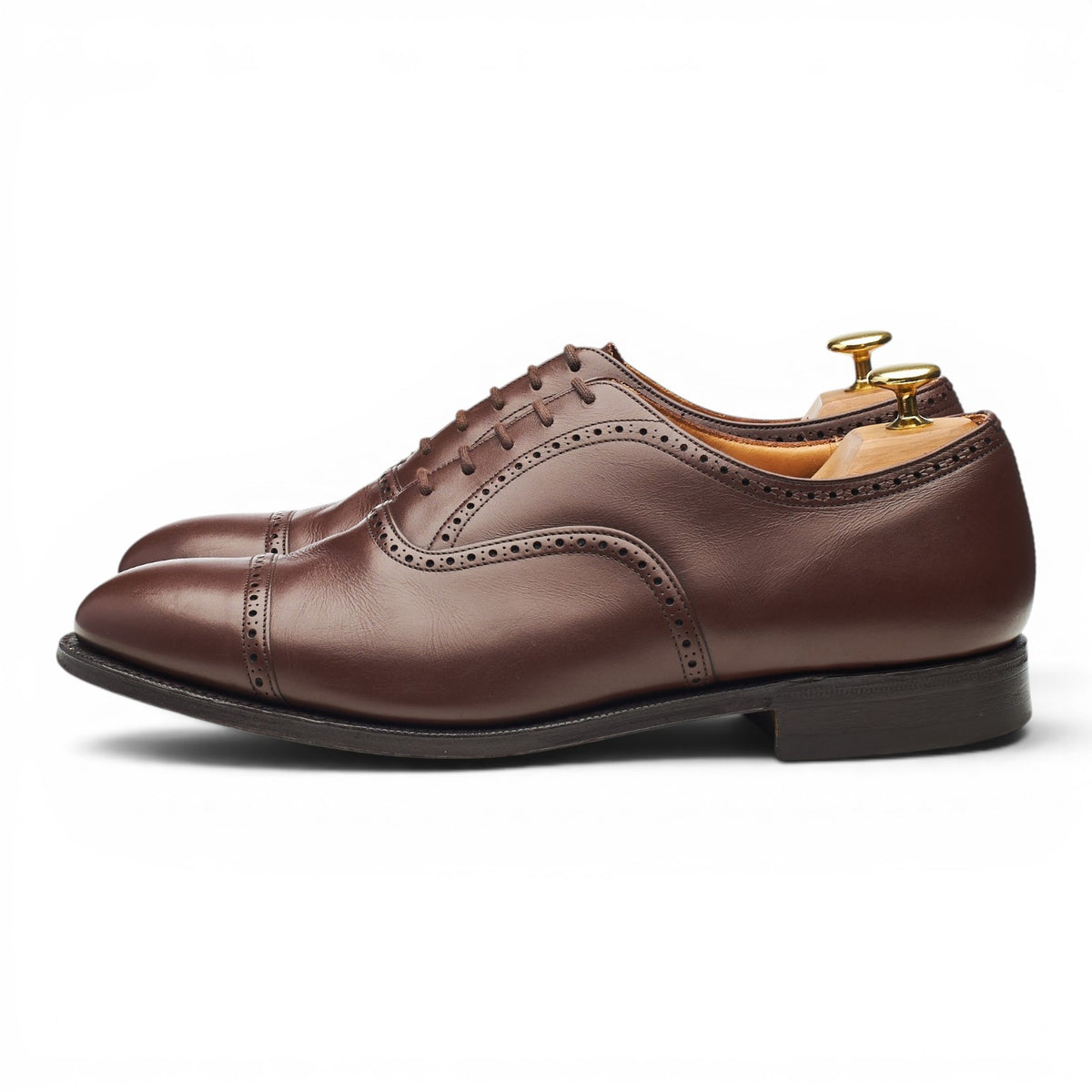 'Wye' Brown Leather Oxford Brogues UK 8.5 G