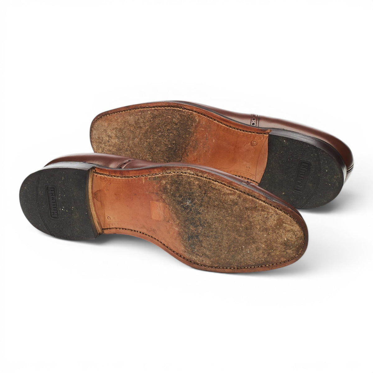 'Wye' Brown Leather Oxford Brogues UK 8.5 G