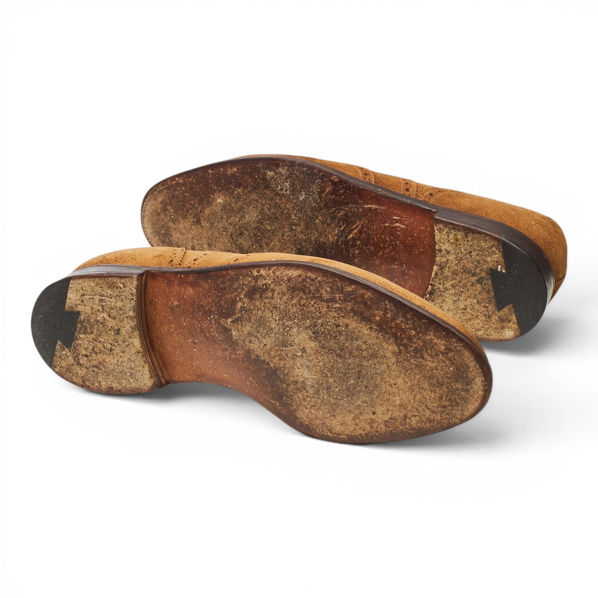 Tan Brown Suede Oxford Brogues UK 8