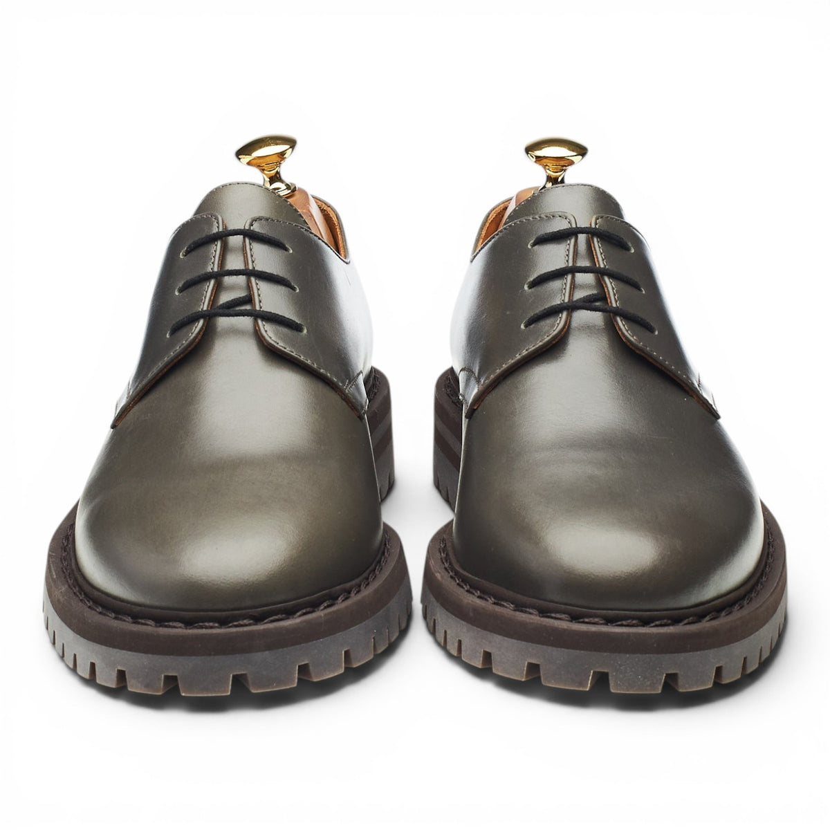 Grey Leather Derby UK 6 EU 40