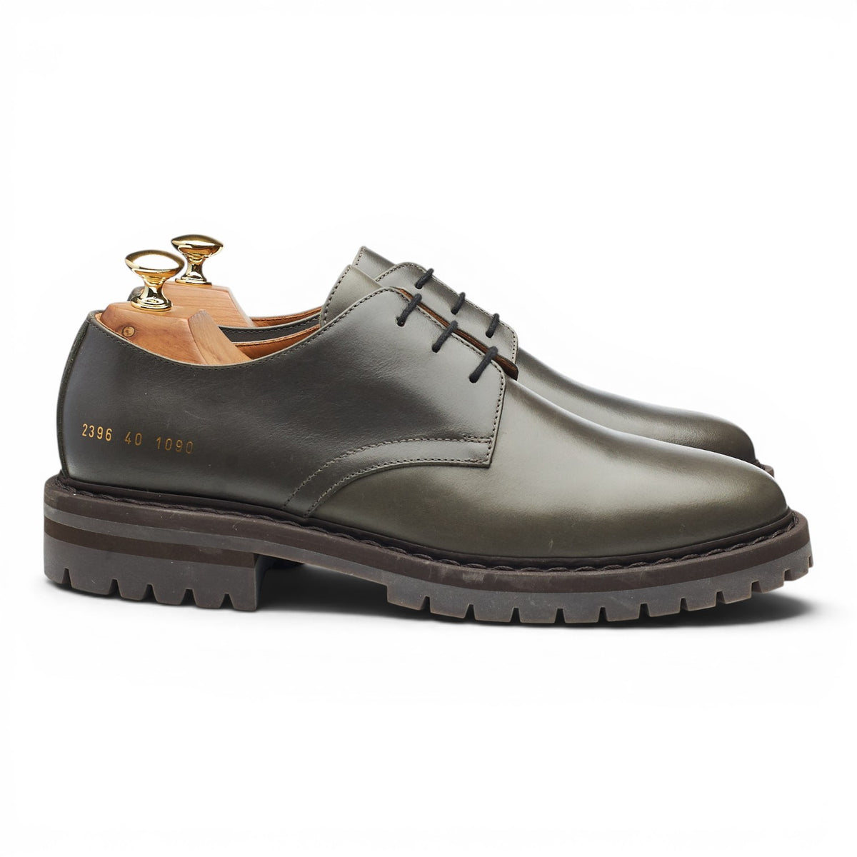 Grey Leather Derby UK 6 EU 40