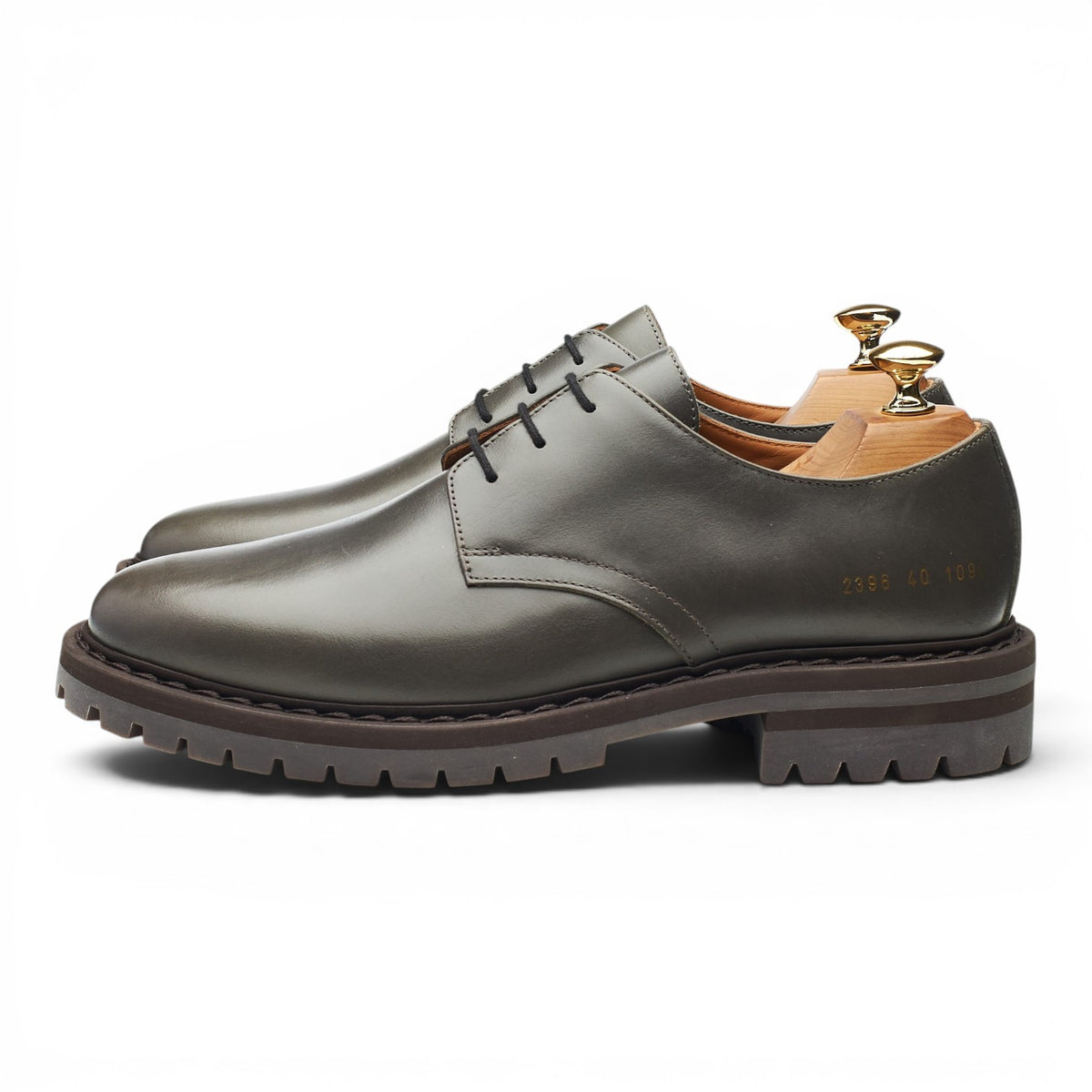 Grey Leather Derby UK 6 EU 40