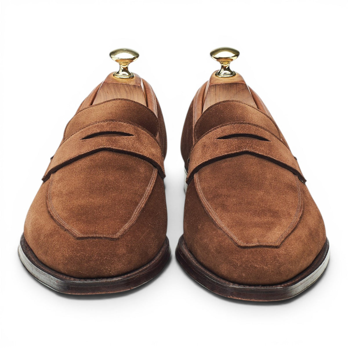 'Merton' Brown Suede Loafers UK 7.5 E
