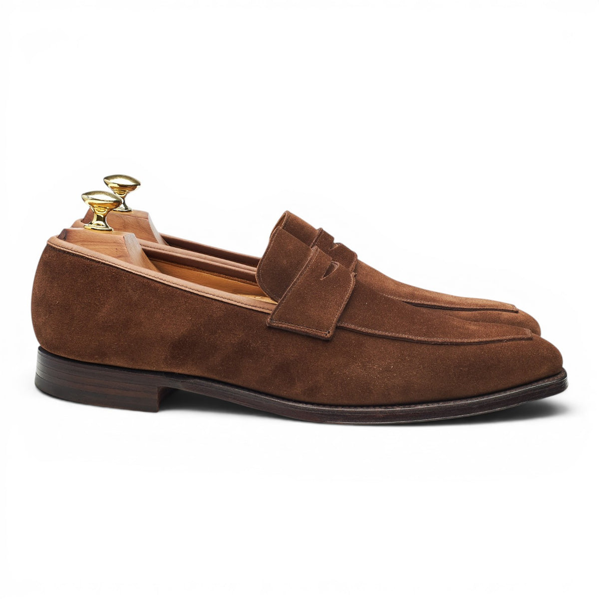 'Merton' Brown Suede Loafers UK 7.5 E