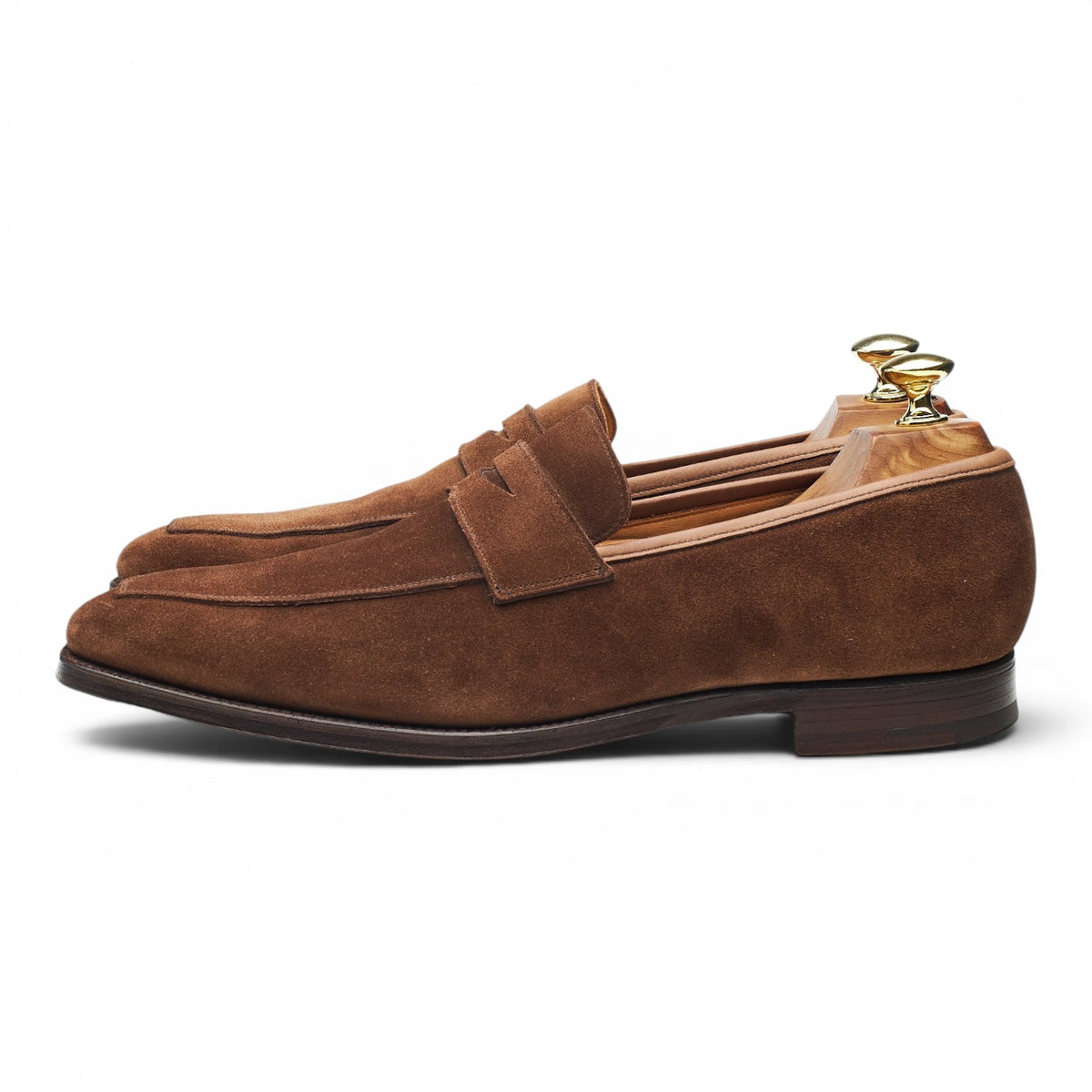 'Merton' Brown Suede Loafers UK 7.5 E