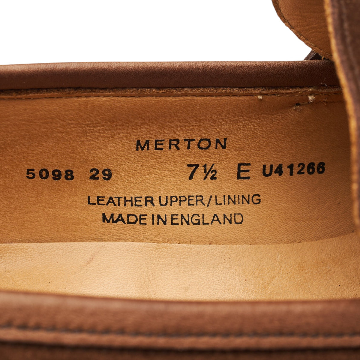 'Merton' Brown Suede Loafers UK 7.5 E