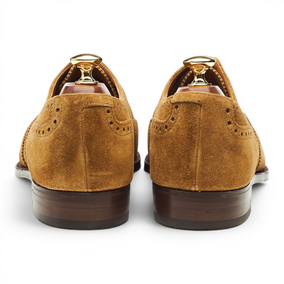'Ludgate' Tan Brown Suede Oxford Brogues UK 9 F