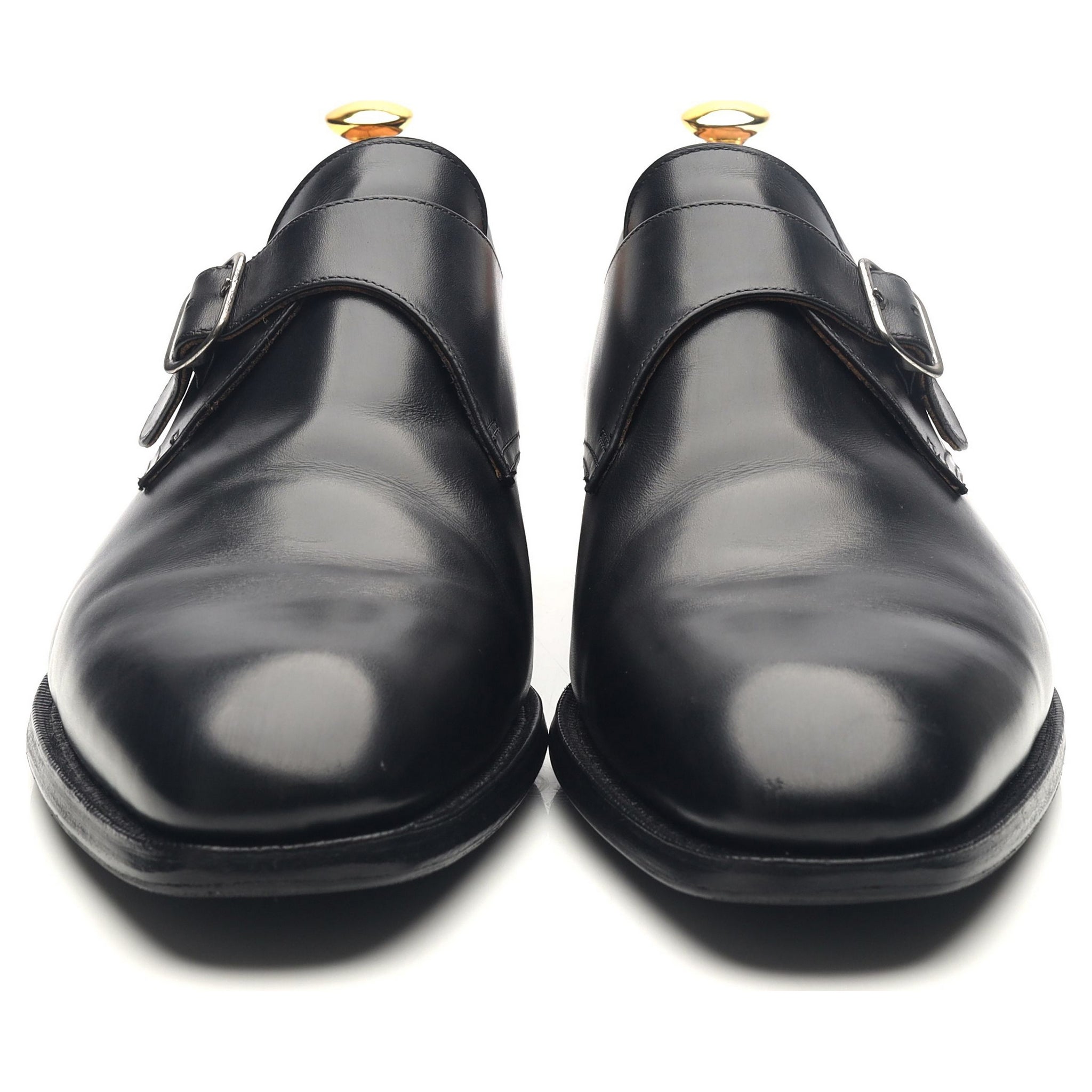 靴 Crockett & Jones Black Monk Strap Shoes Monkton25118A-C01L11_ef88f8f5-