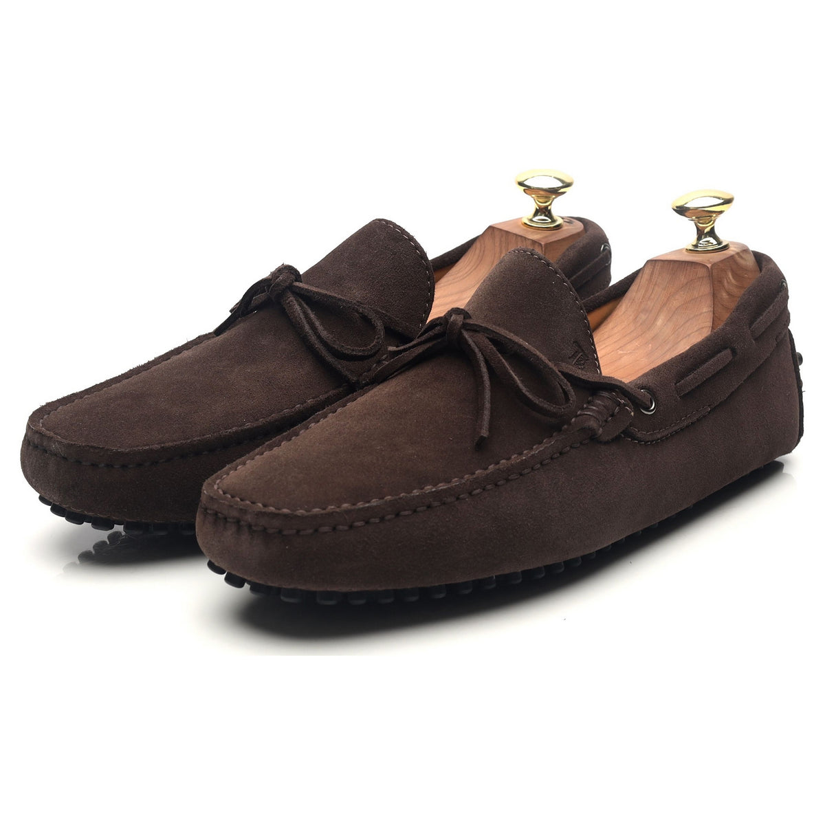 Gommino Brown Suede Driving Loafers UK 7