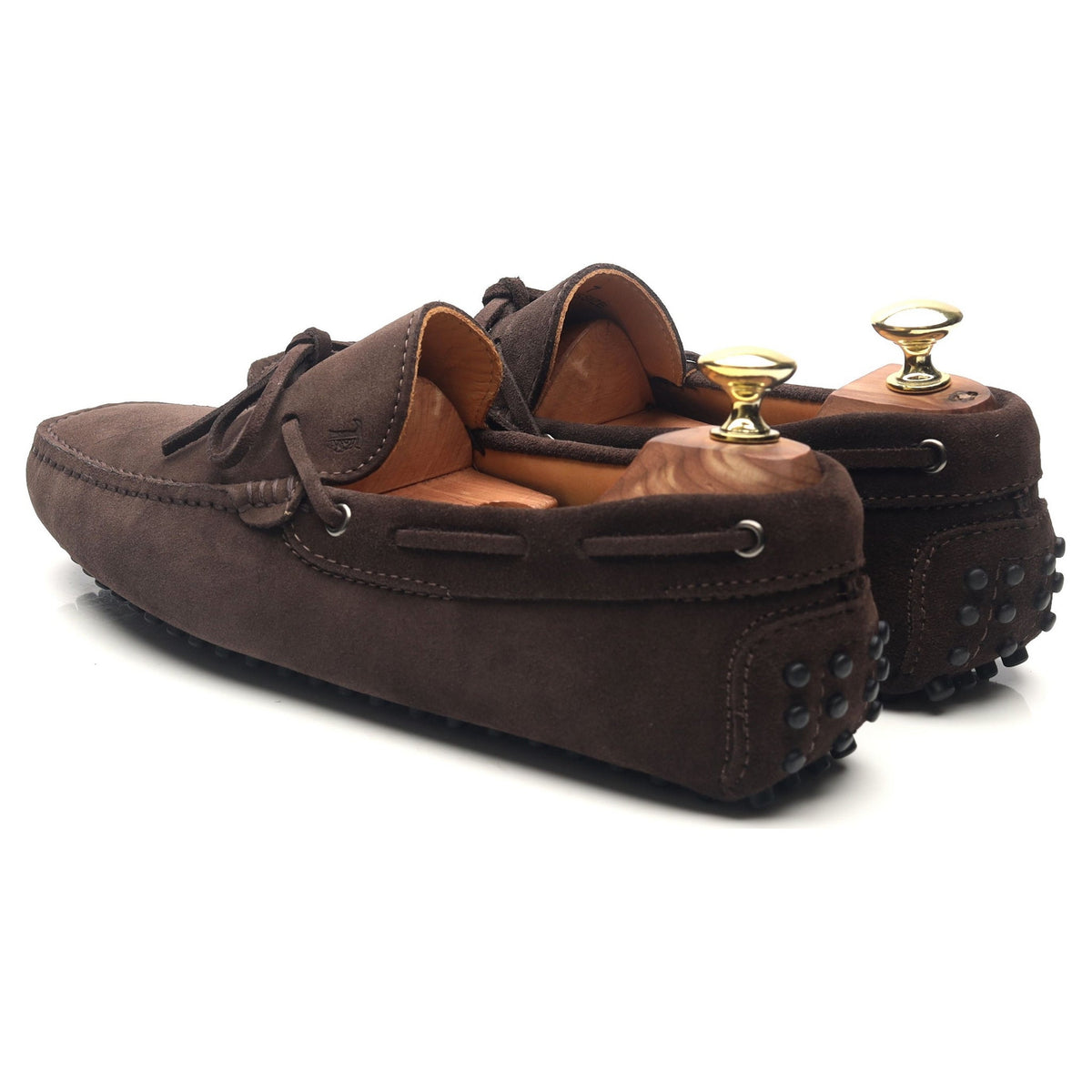 Gommino Brown Suede Driving Loafers UK 9