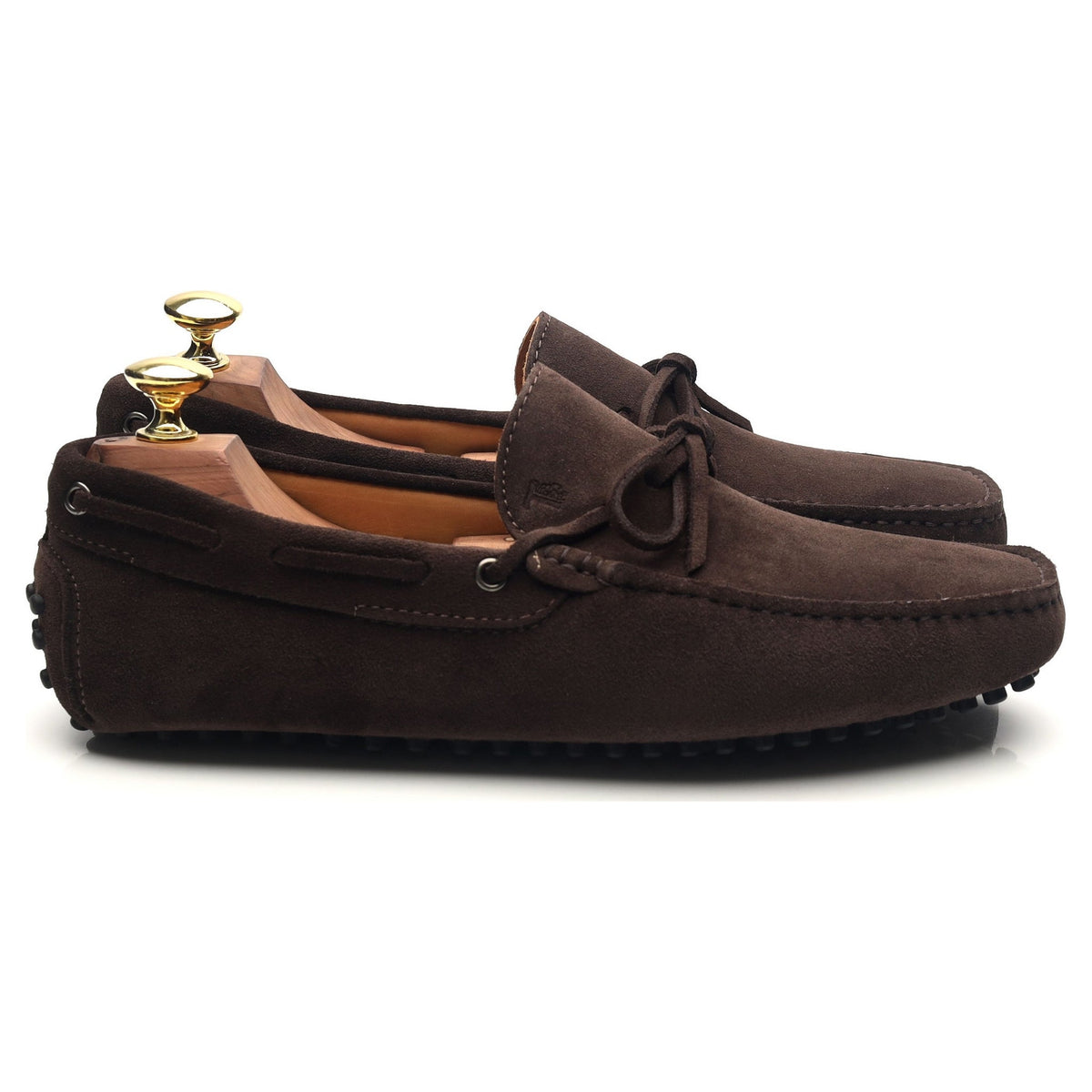Gommino Brown Suede Driving Loafers UK 9