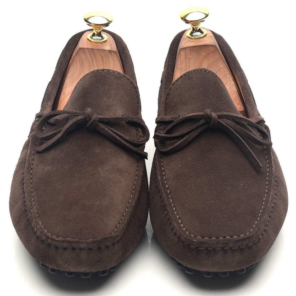 Gommino Brown Suede Driving Loafers UK 7