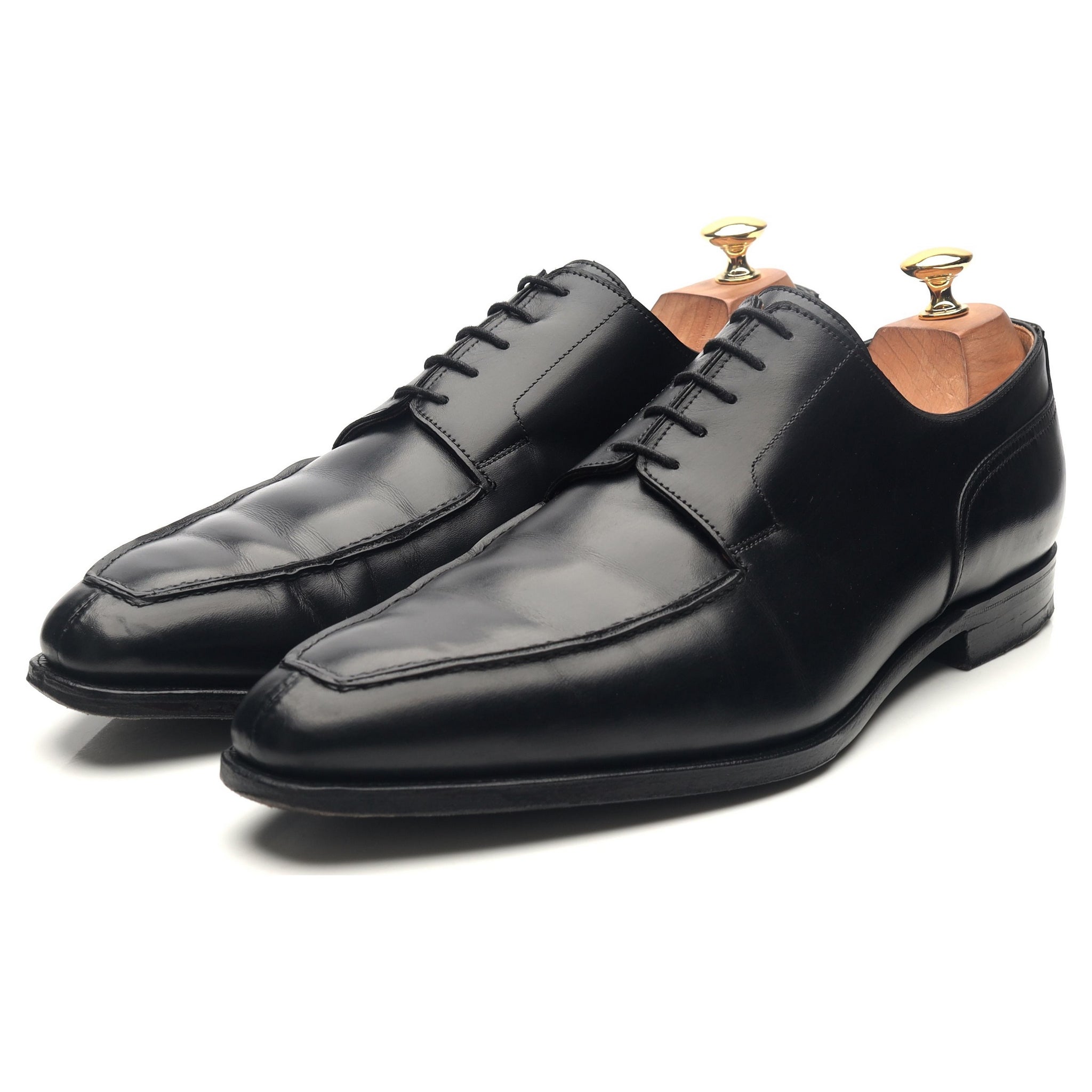 Oliver' Black Leather Split Toe Derby UK 10.5 E - Abbot's Shoes