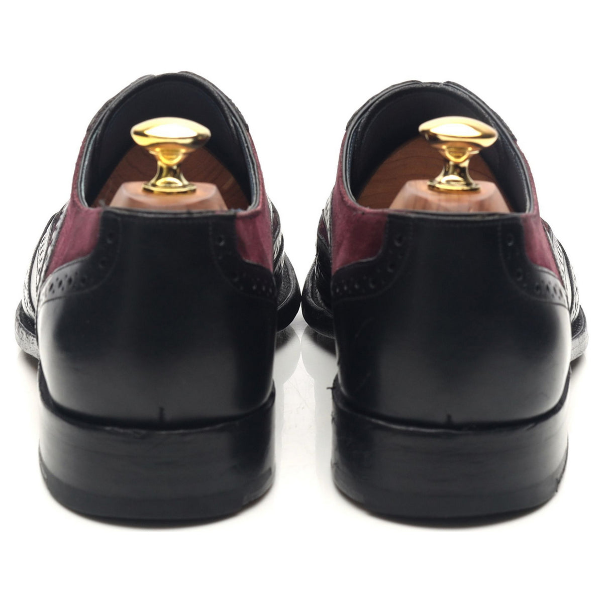 &#39;McClean&#39; Black Leather Brogues UK 8 F