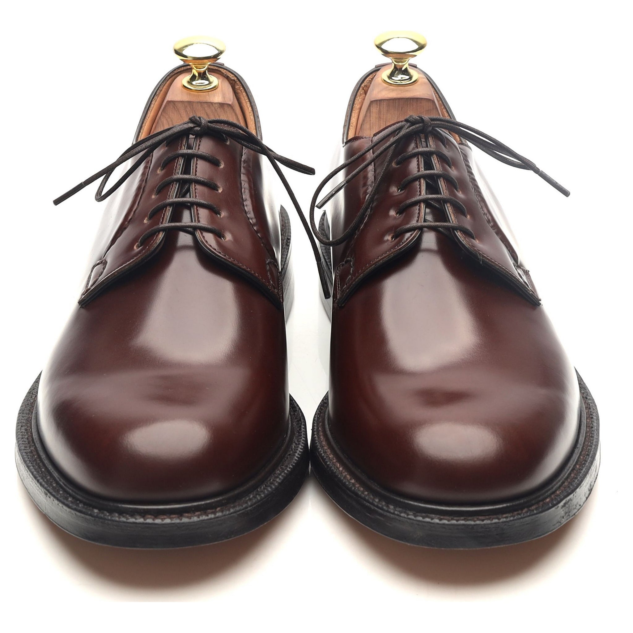 Shannon' Brown Leather Derby UK 8 F - Abbot's Shoes