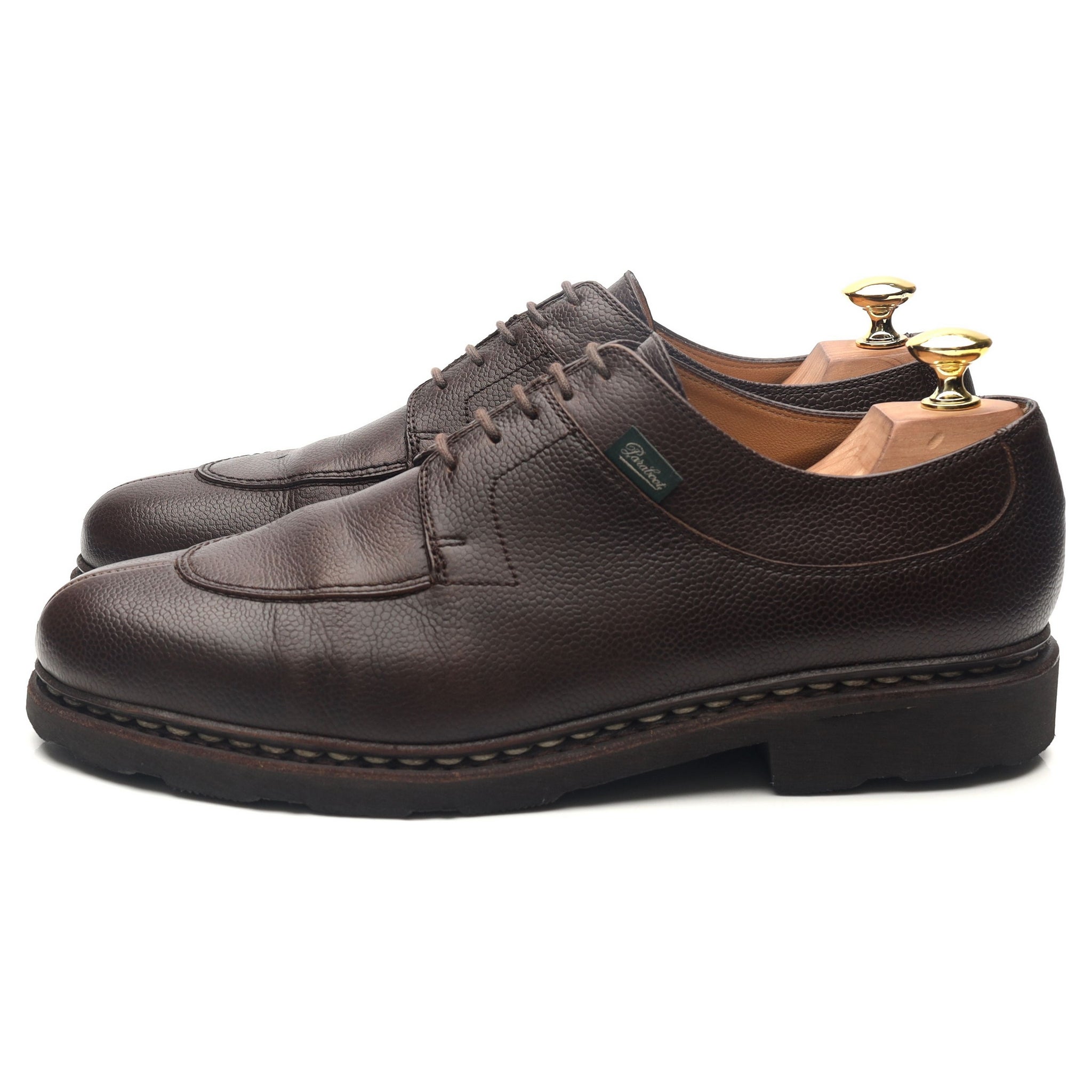 'Avignon' Dark Brown Leather Split Toe Derby UK 8.5 - Abbot's Shoes