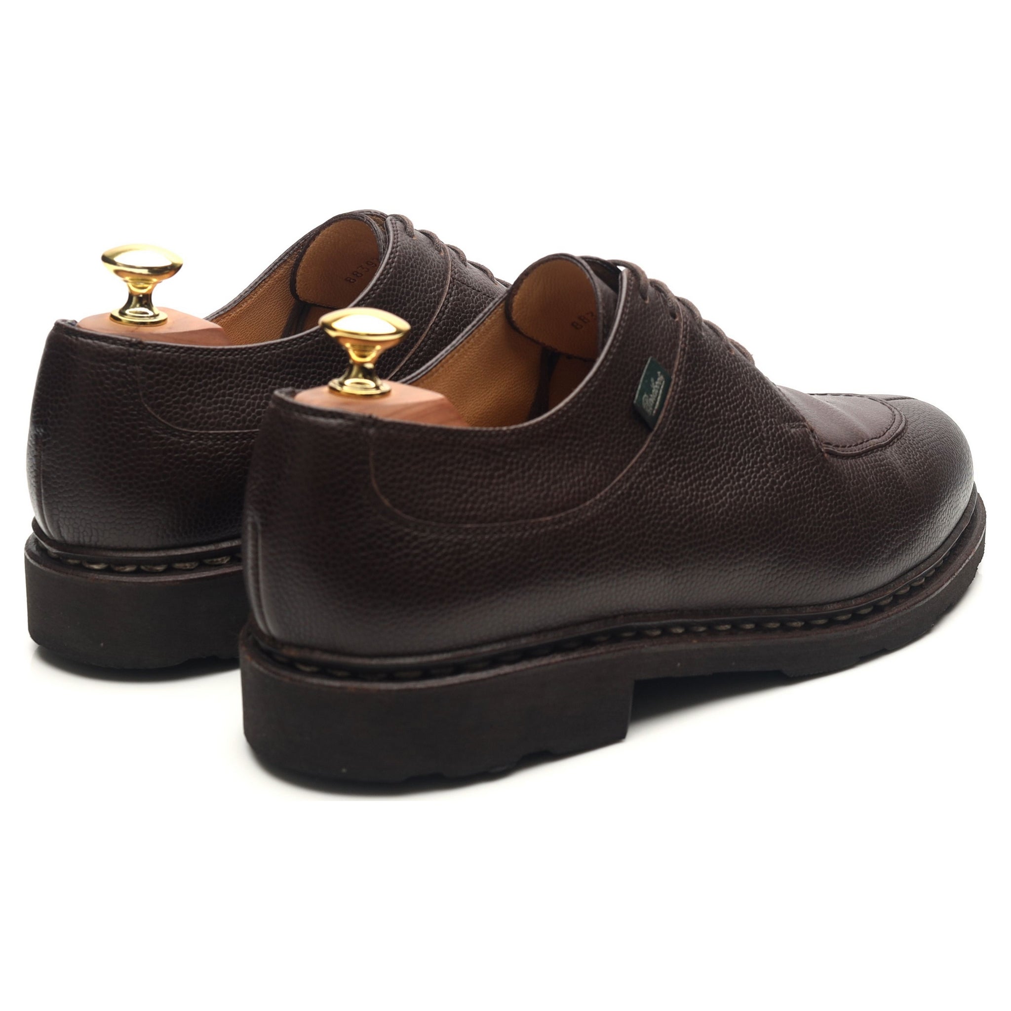 Avignon' Dark Brown Leather Split Toe Derby UK 8.5 - Abbot's Shoes