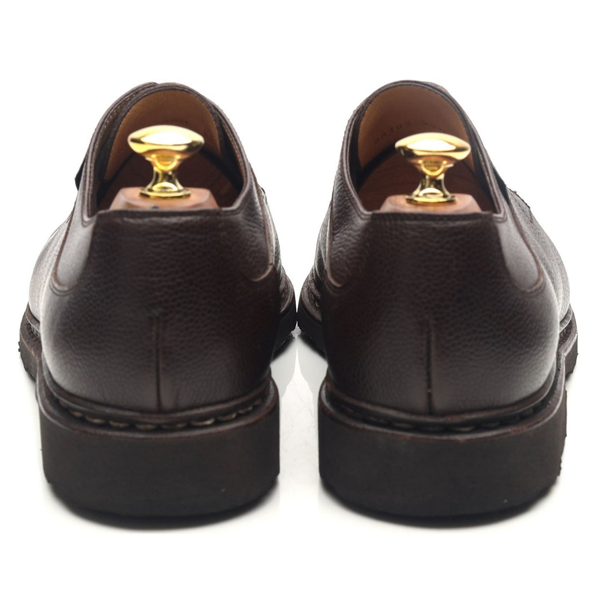 &#39;Avignon&#39; Dark Brown Leather Split Toe Derby UK 8.5