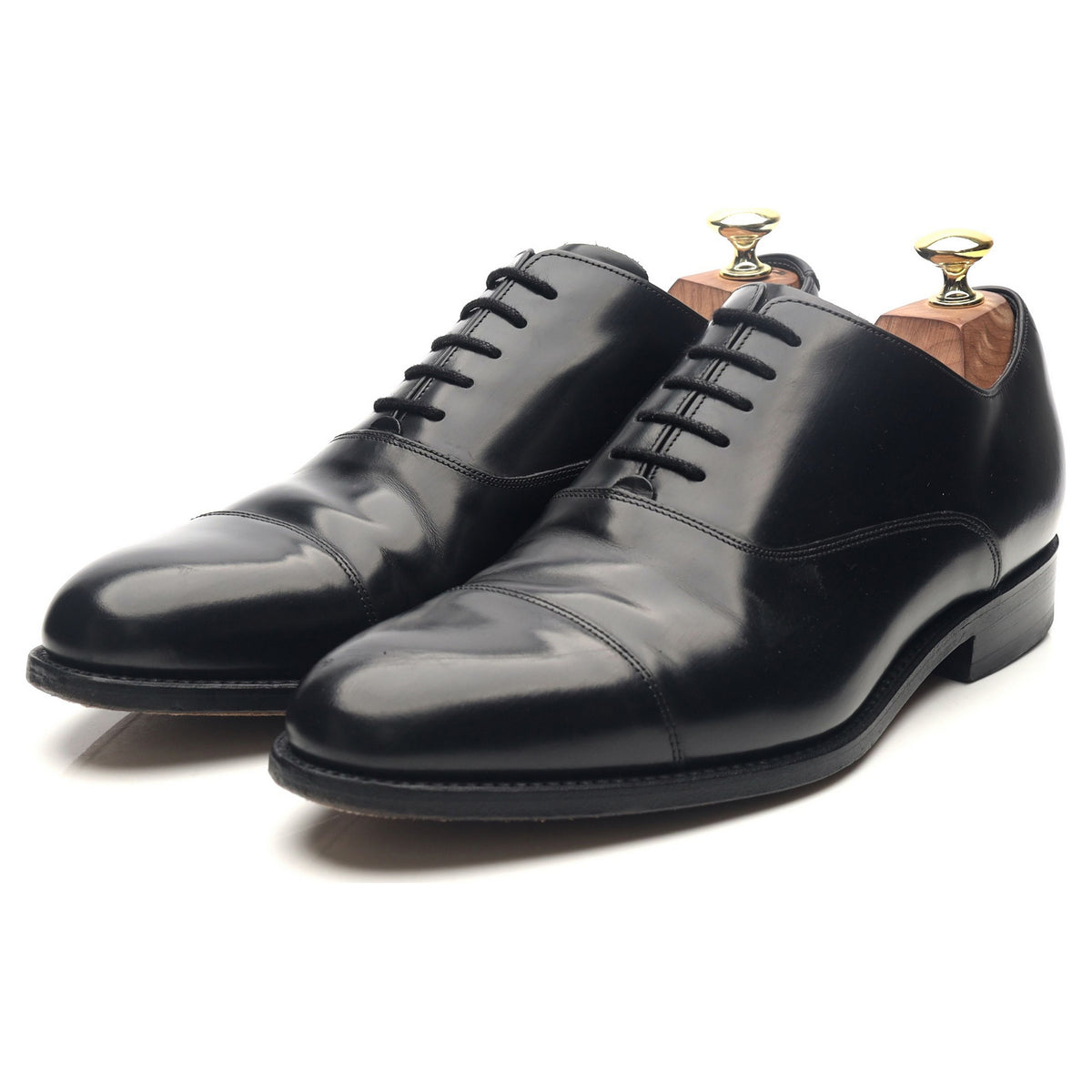 &#39;Winsford&#39; Black Leather Oxford UK 7.5 G