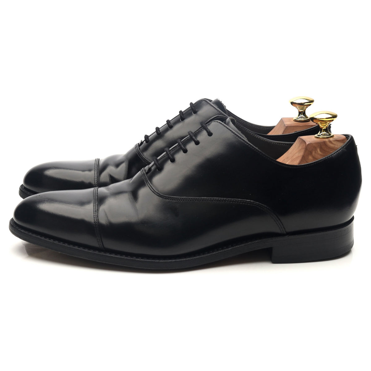 &#39;Winsford&#39; Black Leather Oxford UK 7.5 G