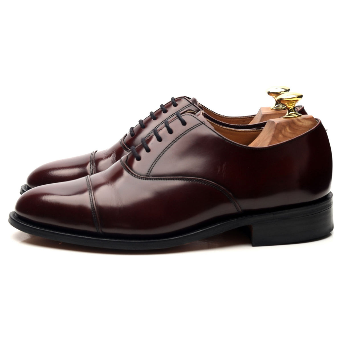 Burgundy Leather Oxford UK 7 G