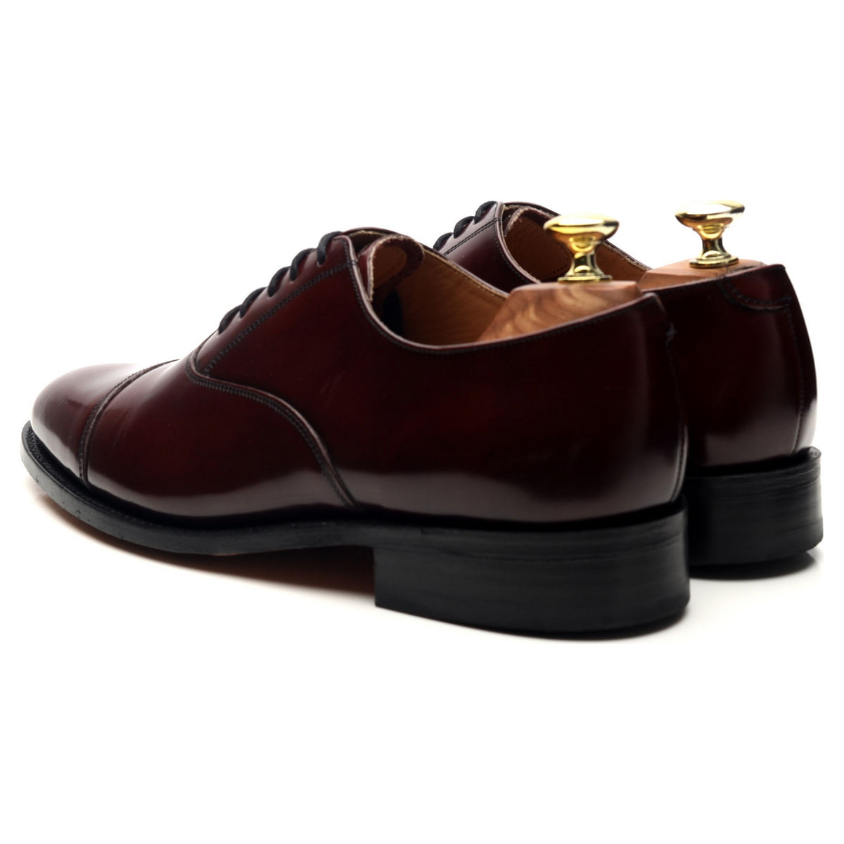 Burgundy Leather Oxford UK 7 G