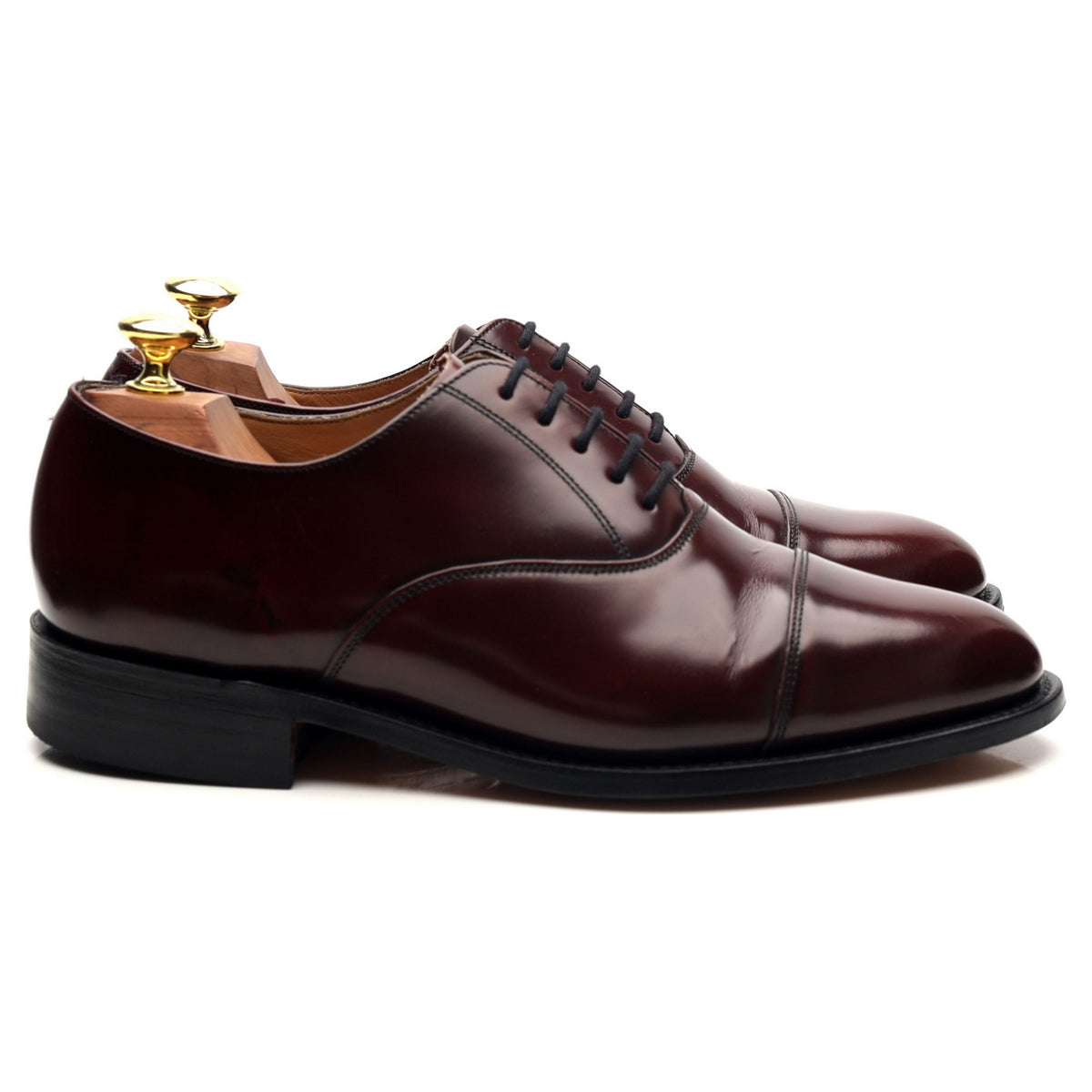 Burgundy Leather Oxford UK 7 G