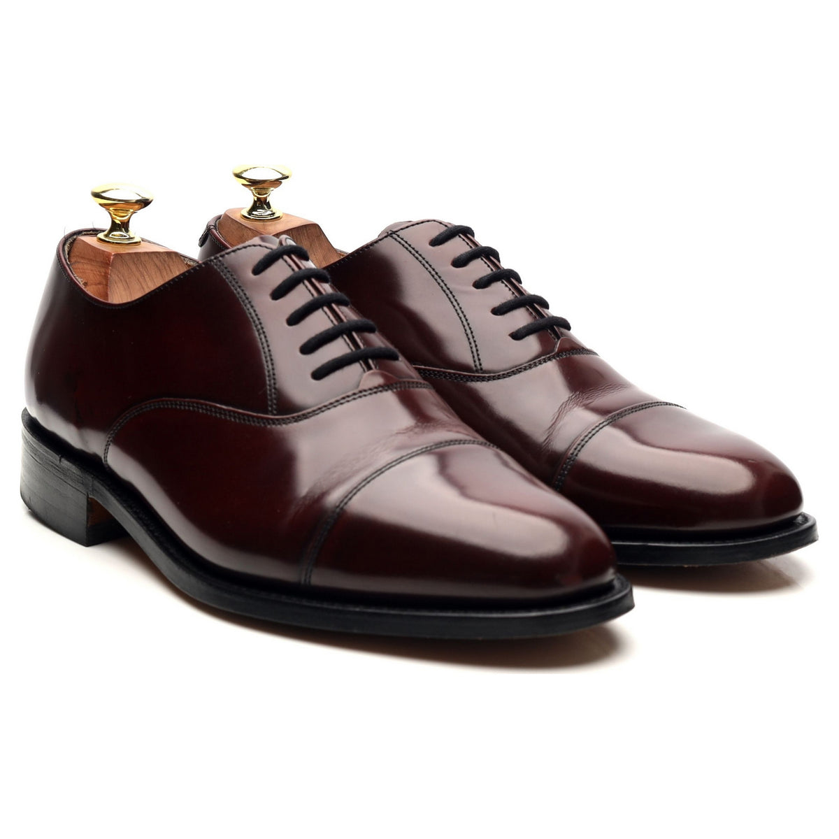 Burgundy Leather Oxford UK 7 G