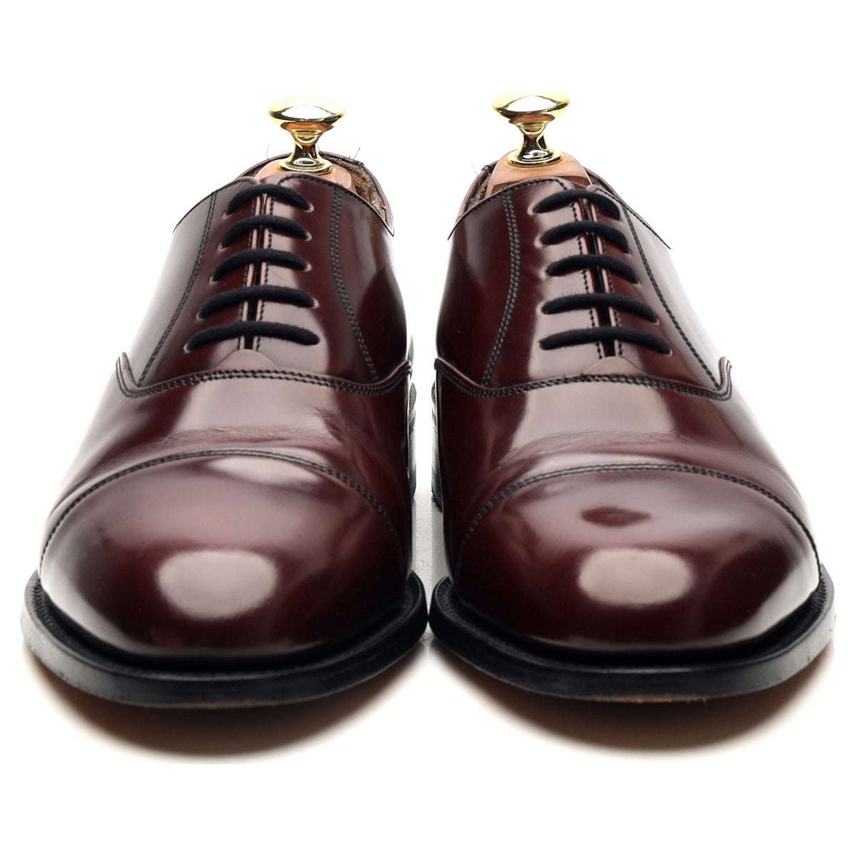 Burgundy Leather Oxford UK 7 G