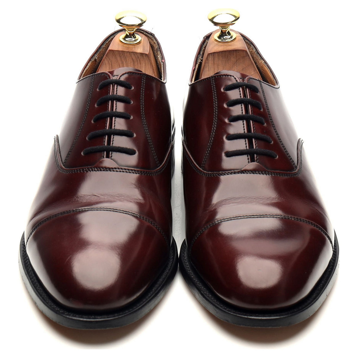 Burgundy Leather Oxford UK 7 G