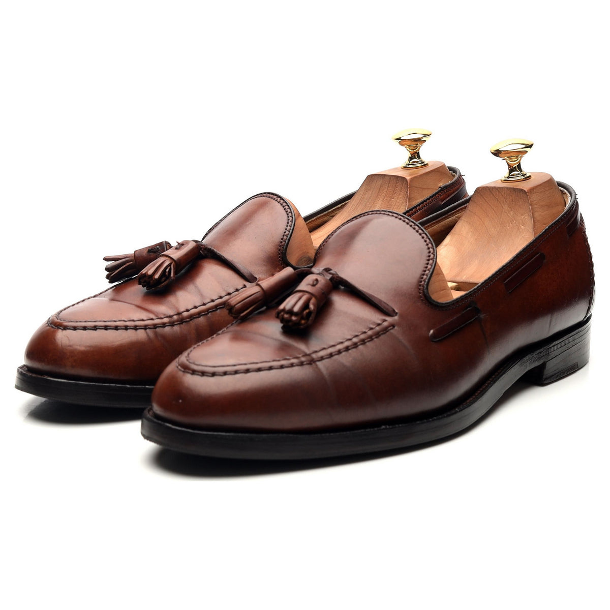 Brooks Brothers Burgundy Cordovan Leather Tassel Loafers UK 9.5 US 10 Abbot s Shoes