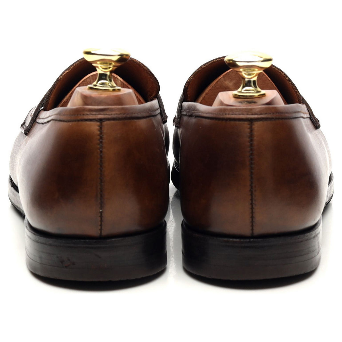 &#39;Grantham 2&#39; Brown Leather Loafers UK 7 E