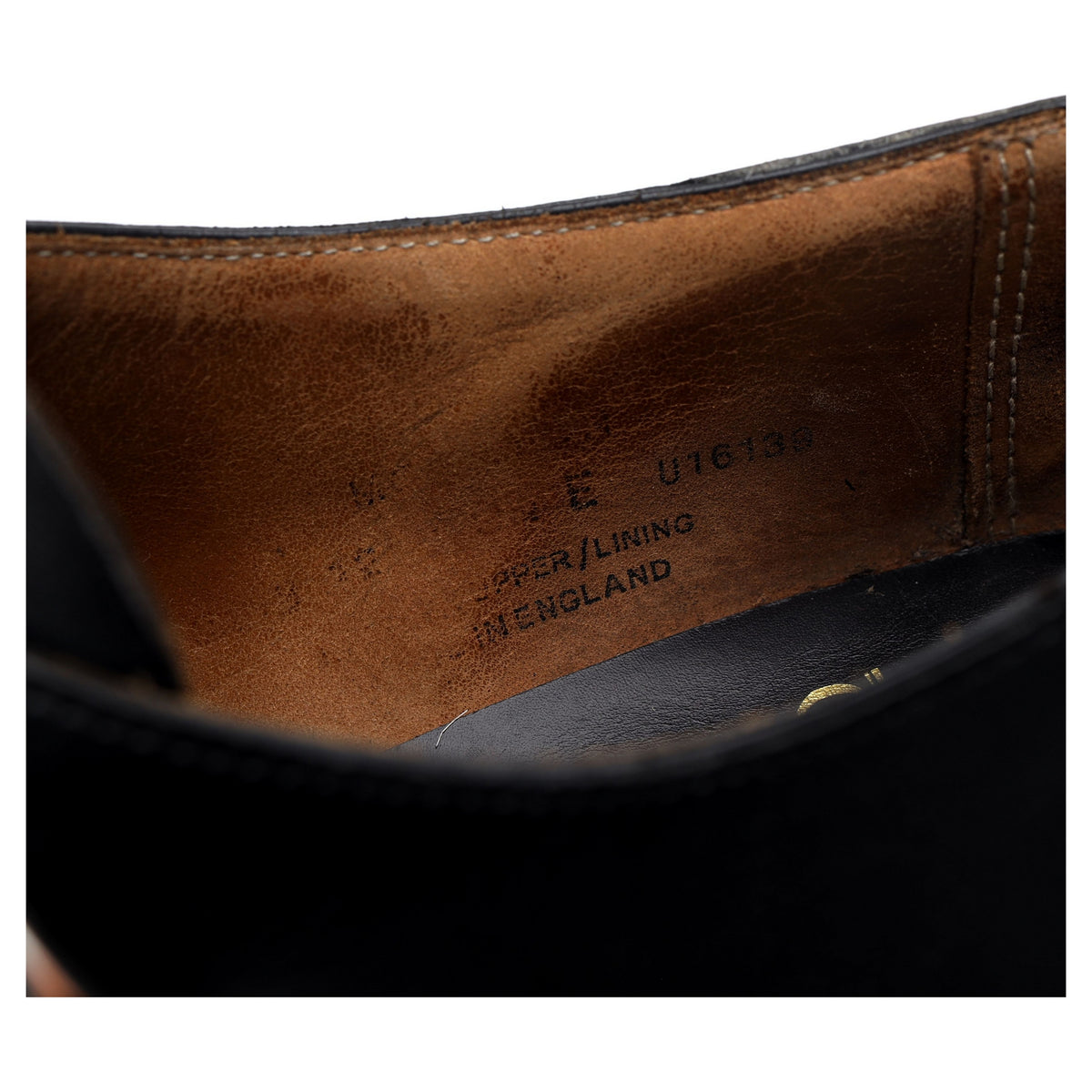 &#39;Monkton&#39; Black Leather Monk Strap UK 9.5 E