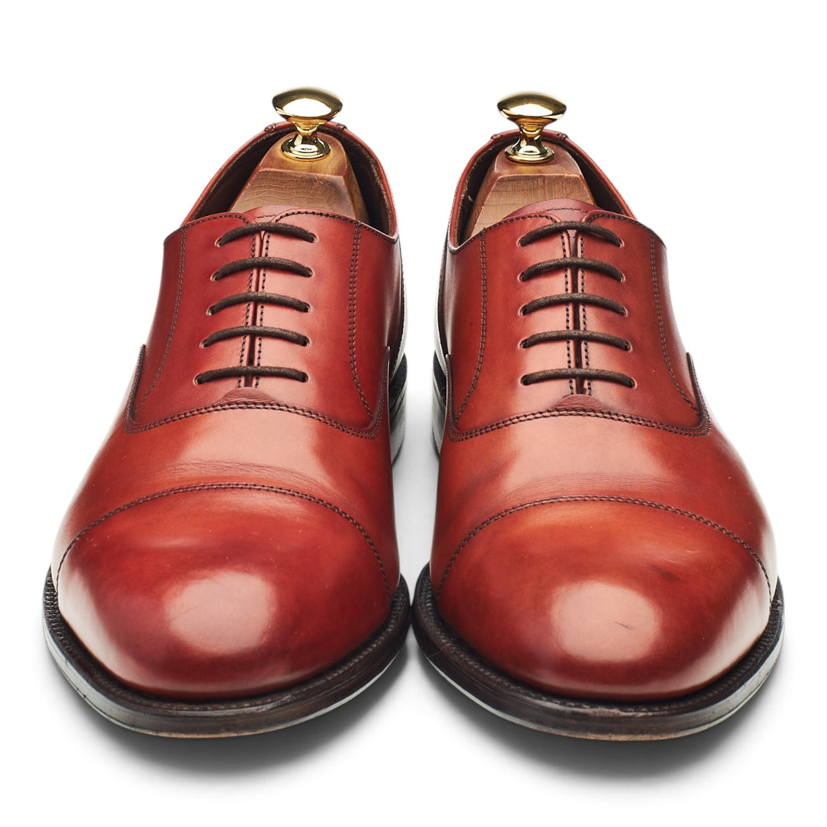 1880 'Stonegate' Tan Brown Leather Oxford UK 9 F